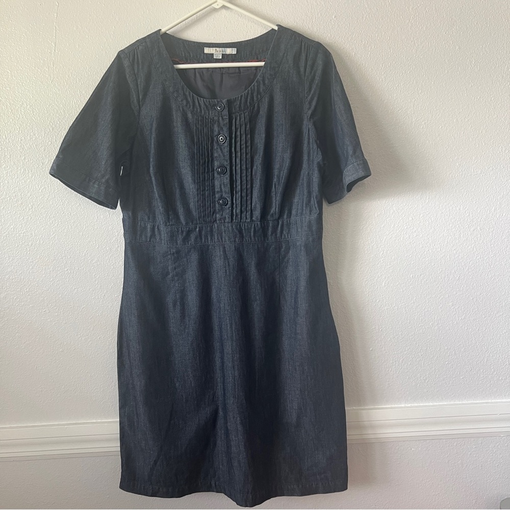 Boden Indigo Westbourne Denim Dress Size 12
